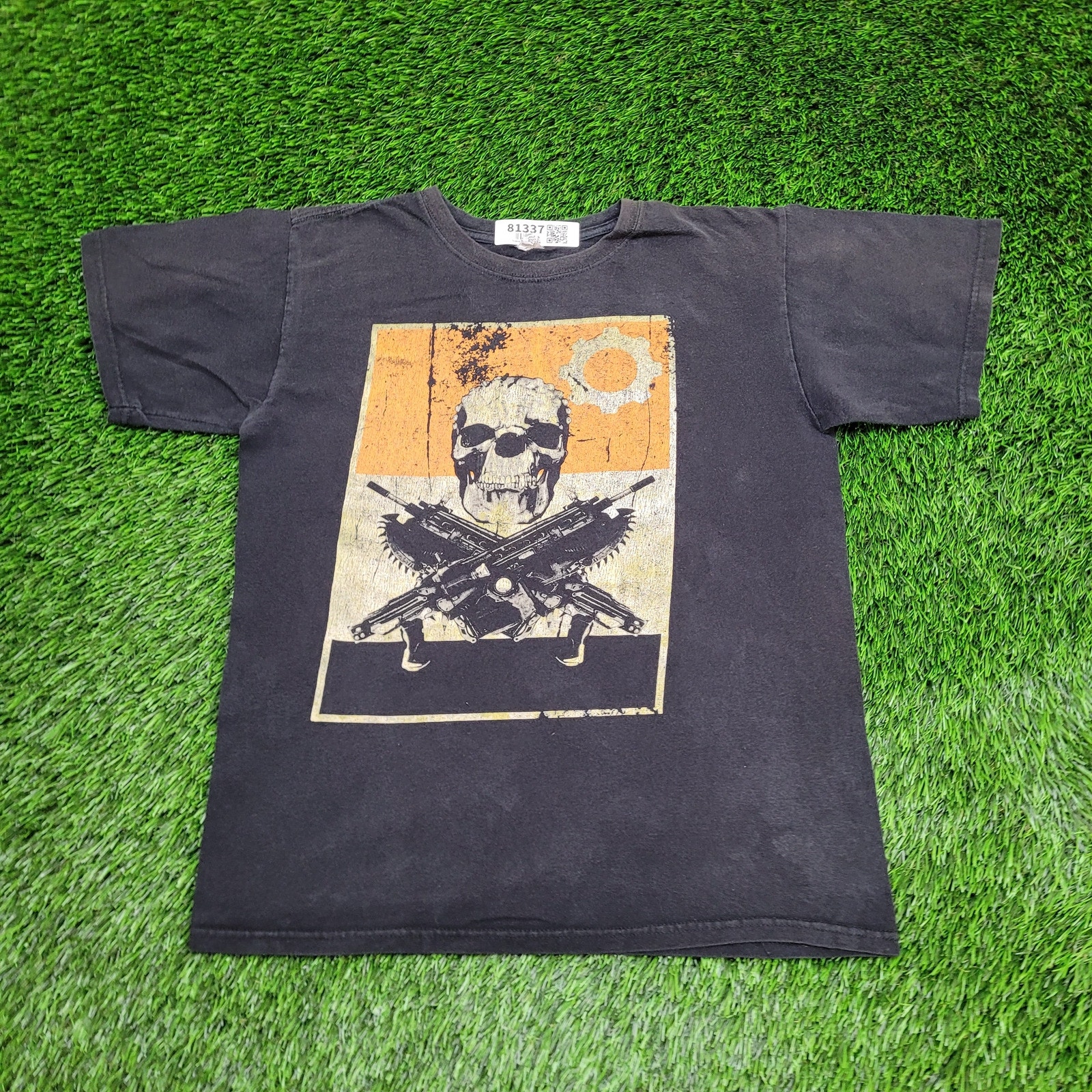 Vintage Gears-Of-War-3 Video-Game Shirt Medium 20x23 Crop Y2k